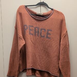 NATURAL LIFE Orange Peace Sweater